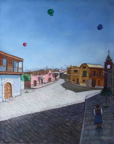 Original Cities Paintings by Aldo Carhuancho Herrera