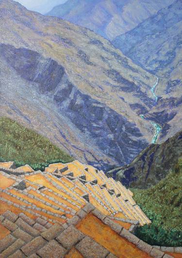 Print of Figurative Landscape Paintings by Aldo Carhuancho Herrera