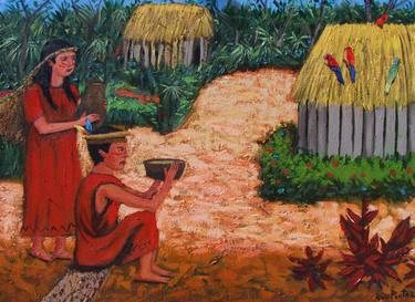 Print of Culture Paintings by Aldo Carhuancho Herrera