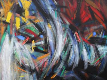Original Abstract Paintings by Aldo Carhuancho Herrera