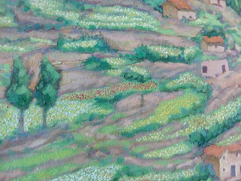 Original Figurative Landscape Painting by Aldo Carhuancho Herrera