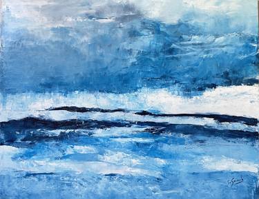 Original Abstract Seascape Paintings by Sophie Gaiardo