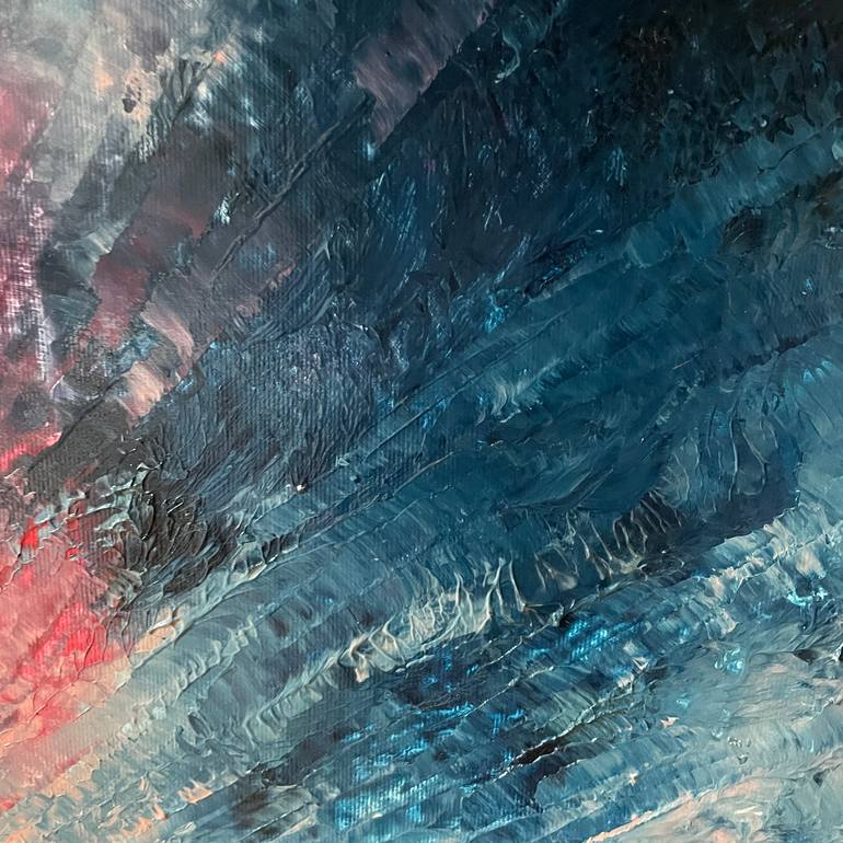 Original Abstract Outer Space Painting by Sophie Gaiardo