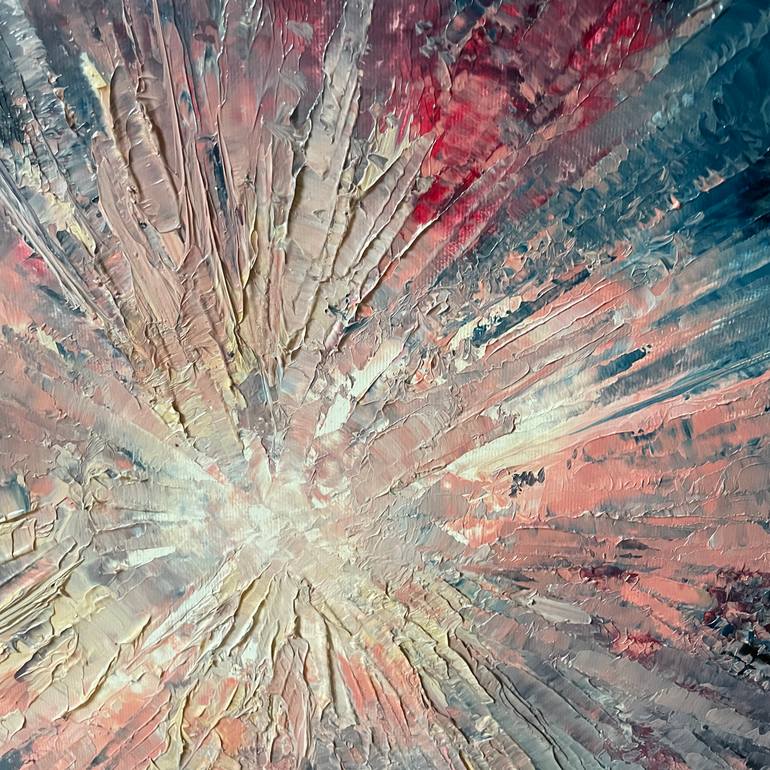Original Abstract Outer Space Painting by Sophie Gaiardo