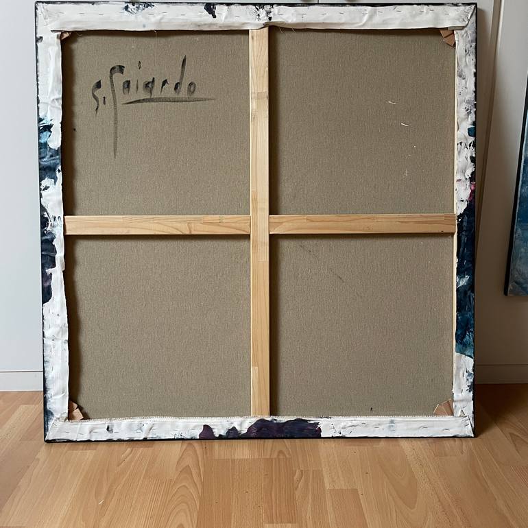 Original Abstract Outer Space Painting by Sophie Gaiardo