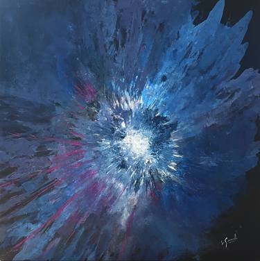 Original Abstract Outer Space Paintings by Sophie Gaiardo