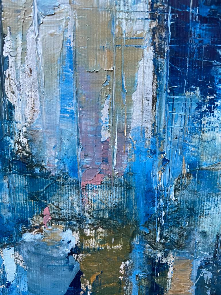 Original Abstract Cities Painting by Sophie Gaiardo