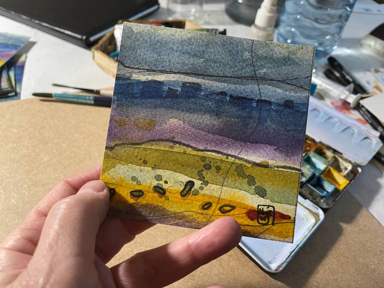 Original Abstract Landscape Painting by Sophie Gaiardo