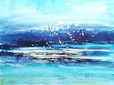 Print of Abstract Seascape Paintings by Sophie Gaiardo