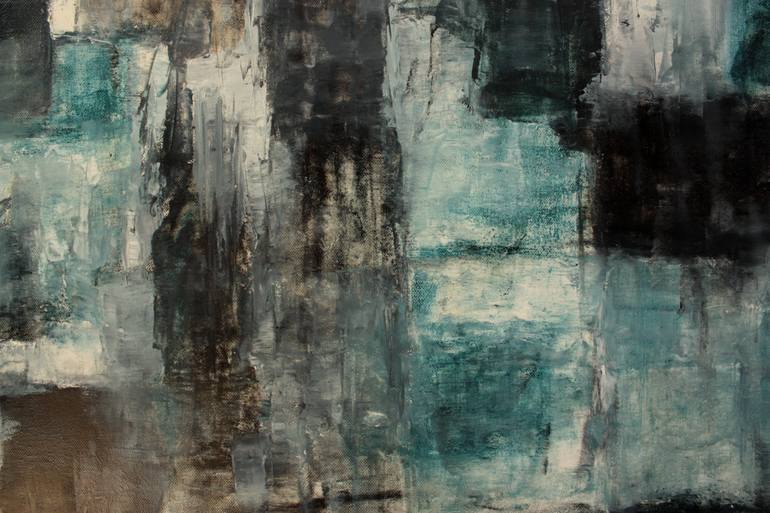 Original Abstract Cities Painting by Sophie Gaiardo