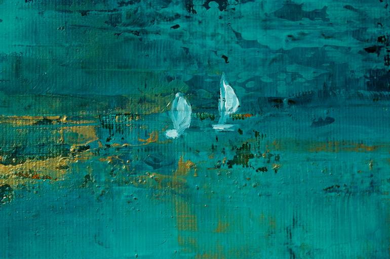 Original Abstract Seascape Painting by Sophie Gaiardo