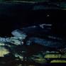 The sea. A summer night, glint.
Abstract maritime landscape.
Oil on canvas. The canvas is worked mainly with a knife, in very dark blue tones, indigo, phtalo, etc ... And yellow ocher.
The painting is protected by a varnish.
The edges are painted black.
It will be delivered with a certificate of authenticity.