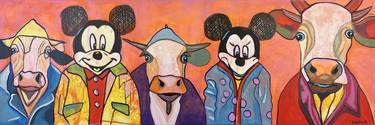 Original Pop Art Animal Paintings by Fredi Gertsch