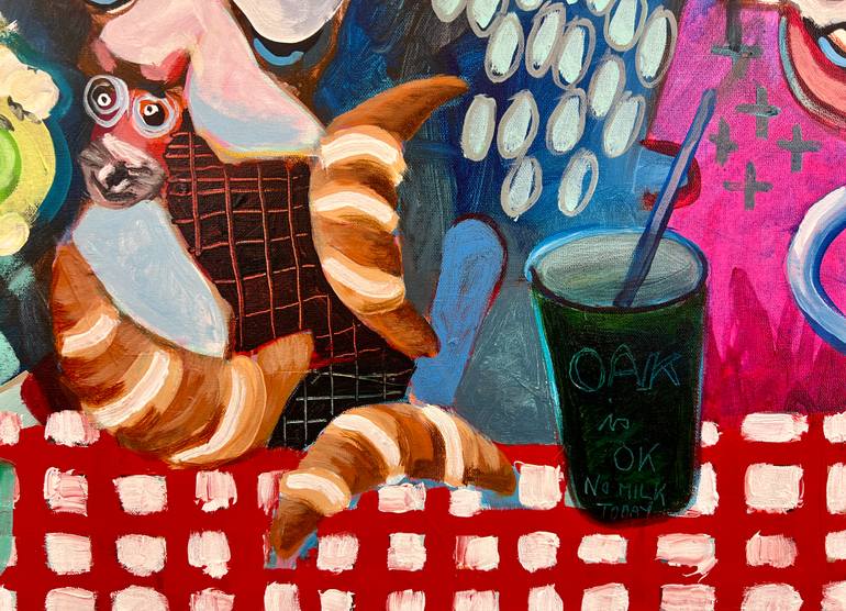 Original Pop Art Animal Painting by Fredi Gertsch