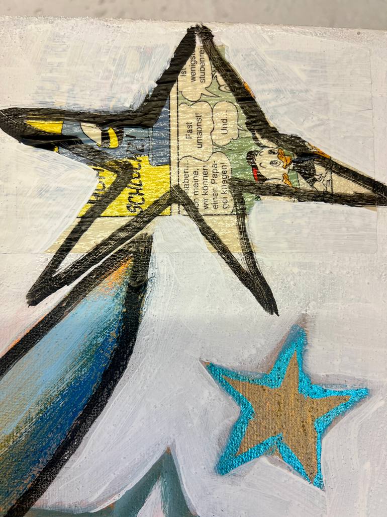 Original Abstract Expressionism Animal Painting by Fredi Gertsch