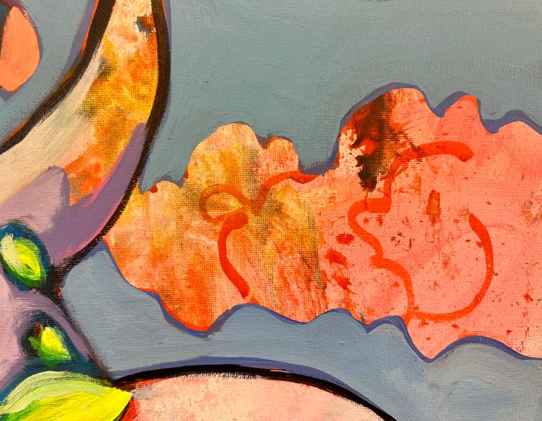 Original Abstract Expressionism Animal Painting by Fredi Gertsch