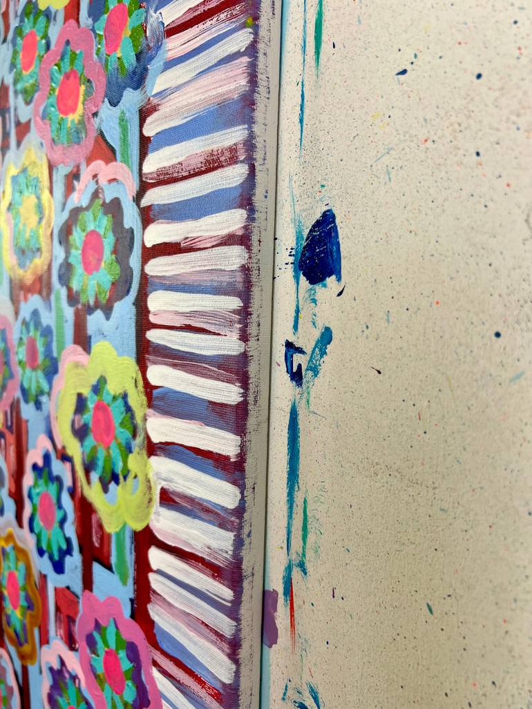 Original Abstract Expressionism Animal Painting by Fredi Gertsch