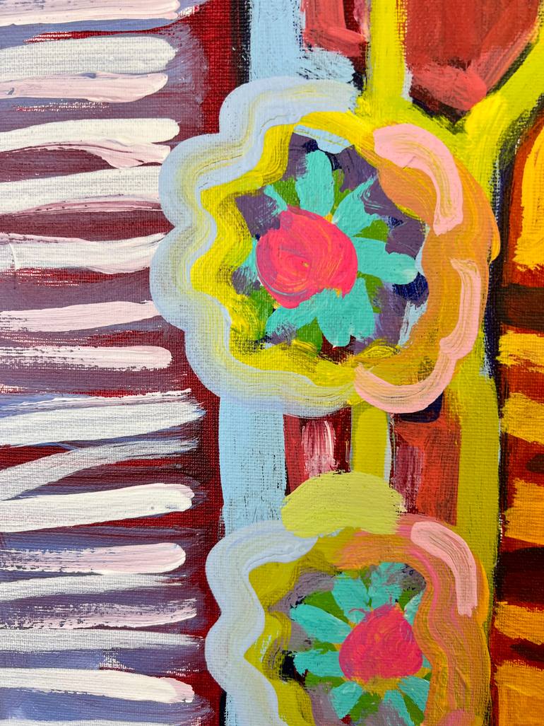 Original Abstract Expressionism Animal Painting by Fredi Gertsch