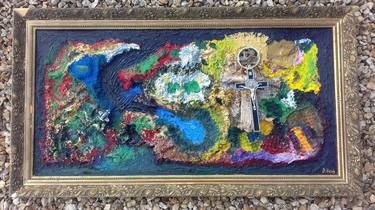 Original Dada Abstract Paintings by Daniel Healy