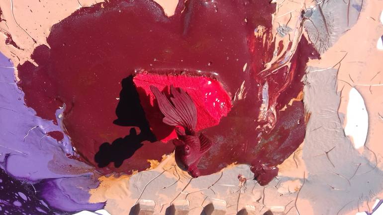 Original Conceptual Abstract Painting by Daniel Healy