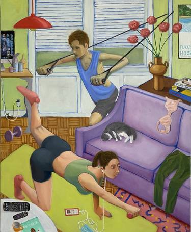 Original Figurative Home Paintings by Steve Danielson