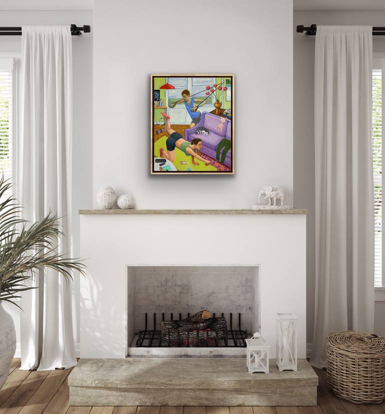 Original Figurative Home Painting by Steve Danielson
