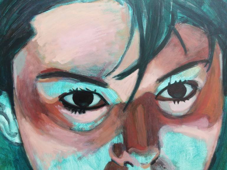 Original Figurative People Painting by Malcolm Giscloux