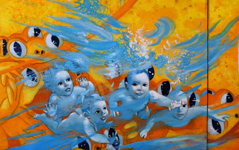 Original Expressionism Other Painting by Anastasia Russa