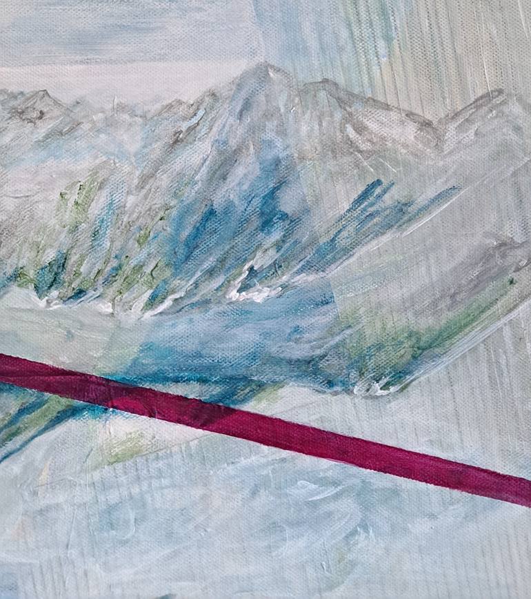 Original Abstract Painting by Dominault Evelyne