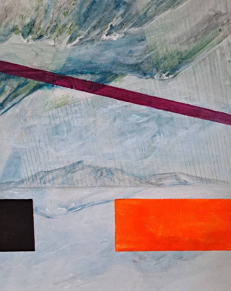 Original Abstract Painting by Dominault Evelyne