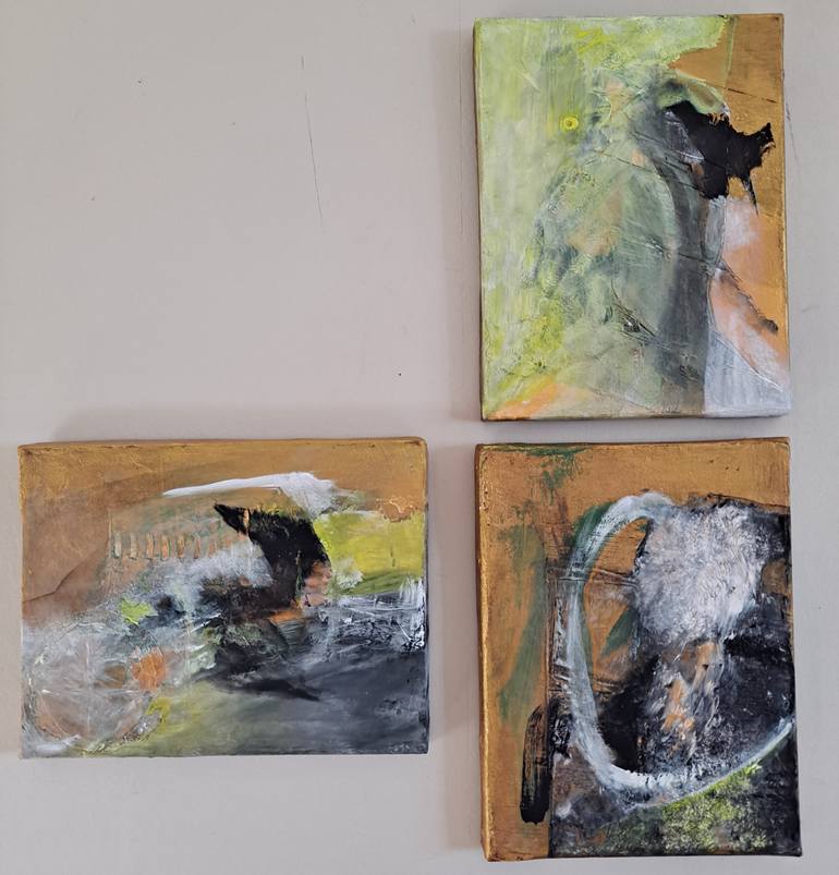 Original Abstract Painting by Dominault Evelyne