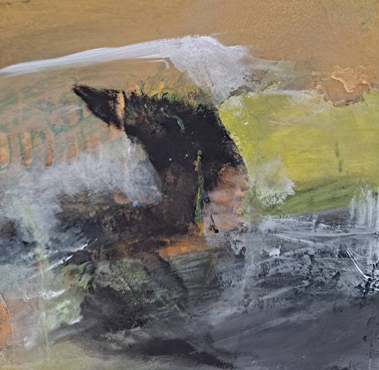 Original Abstract Painting by Dominault Evelyne