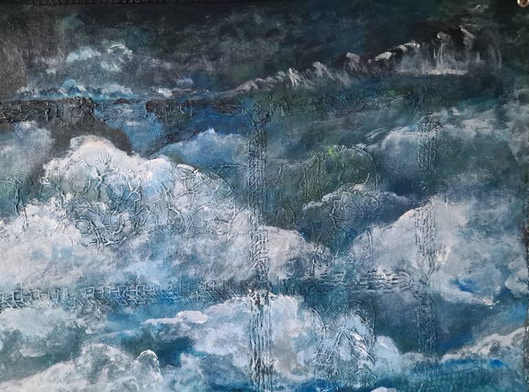 Original Contemporary Nature Painting by DOMINAULT EVELYNE