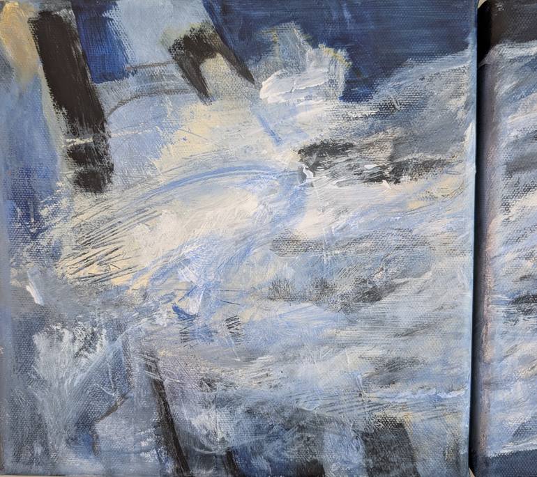Original Contemporary Abstract Painting by Dominault Evelyne