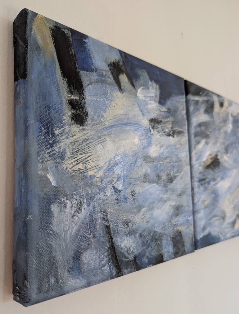 Original Contemporary Abstract Painting by Dominault Evelyne