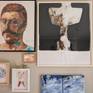 On my wall with other artworks