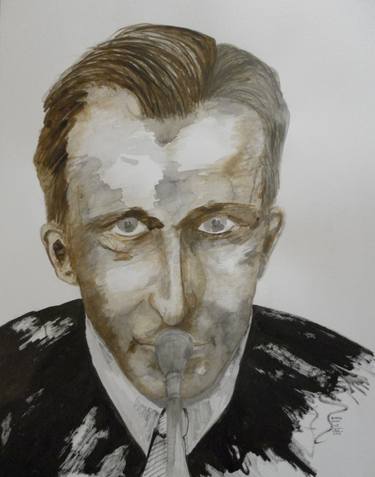 Original Portraiture Celebrity Paintings by DOMINAULT EVELYNE