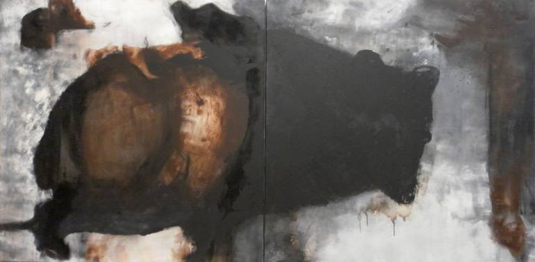 Print of Figurative Animal Paintings by Dominault Evelyne