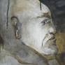 détail visage homme bas droite - 