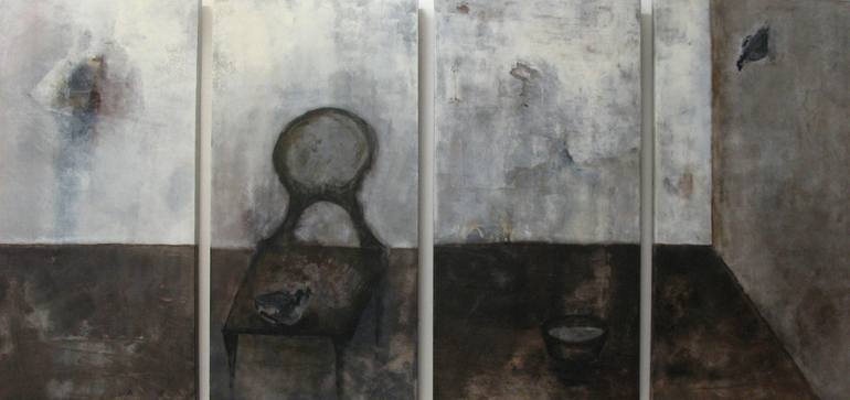 Original Abstract Paintings by Dominault Evelyne