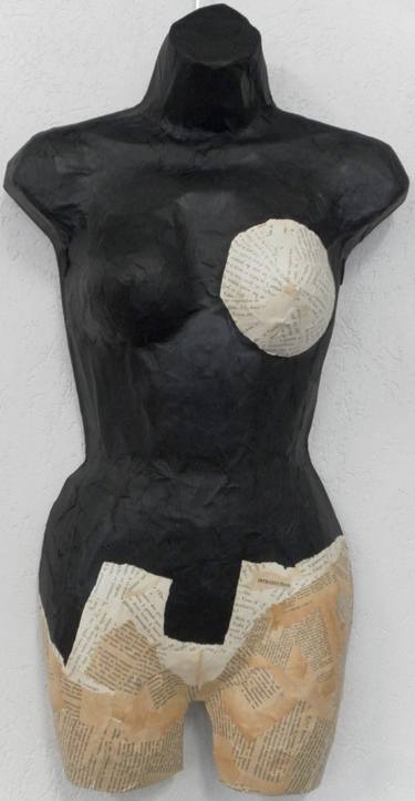 Original Nude Sculpture by DOMINAULT EVELYNE