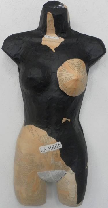 Original Conceptual Nude Sculpture by DOMINAULT EVELYNE