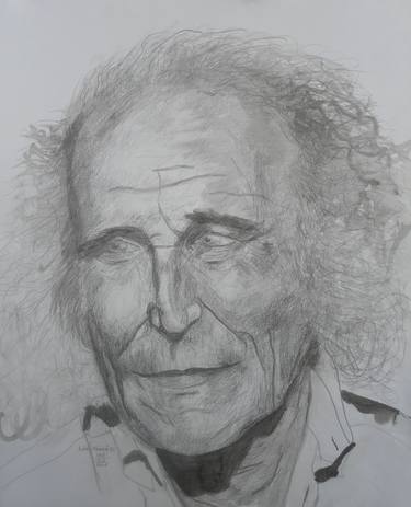 Original Figurative Celebrity Drawings by DOMINAULT EVELYNE