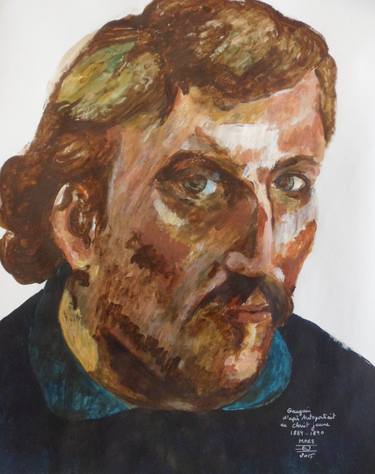 GAUGUIN autoportrait au Christ jaune 1889-1890 thumb