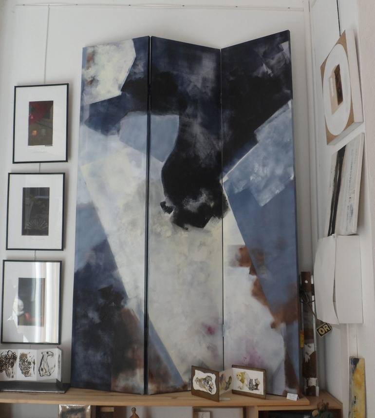 Original Abstract Painting by Dominault Evelyne