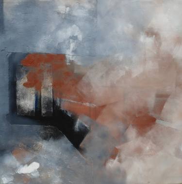 Original Abstract Architecture Paintings by DOMINAULT EVELYNE