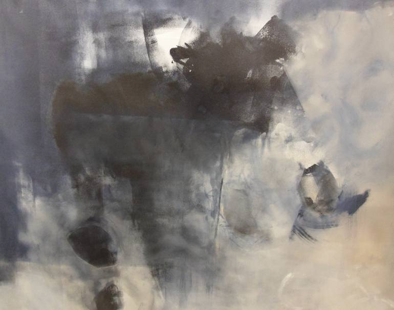 Original Abstract Painting by Dominault Evelyne