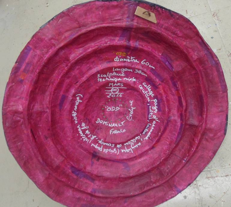 Original Abstract Sculpture by Dominault Evelyne