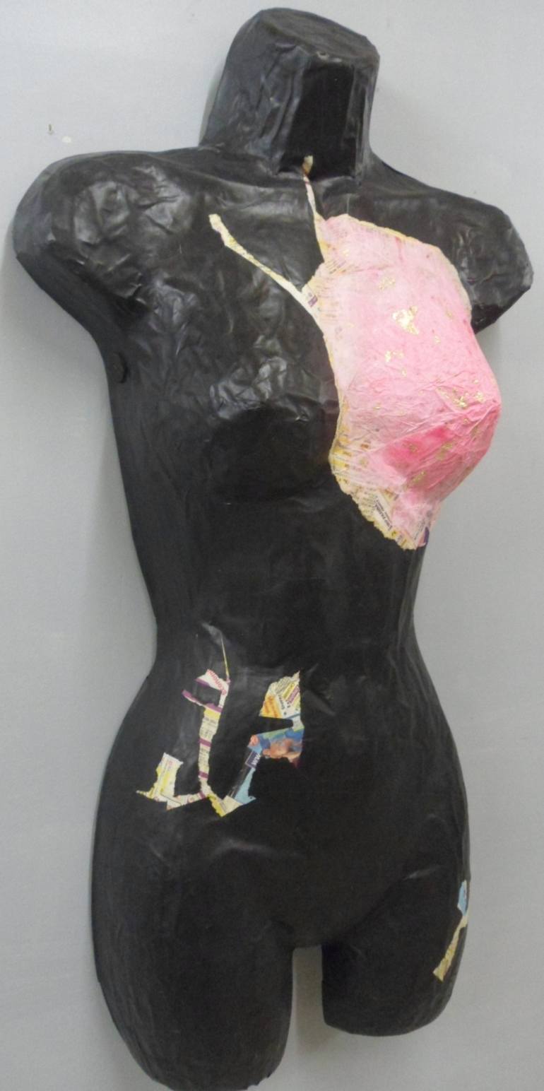 Original Figurative Body Sculpture by DOMINAULT EVELYNE