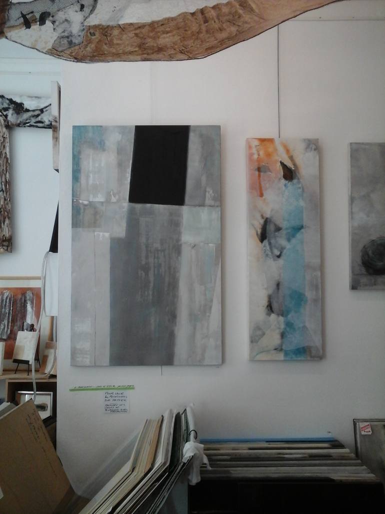 Original Abstract Painting by Dominault Evelyne